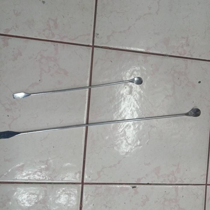 spatula stainless / sendok spatula lab stainles / spatel ss