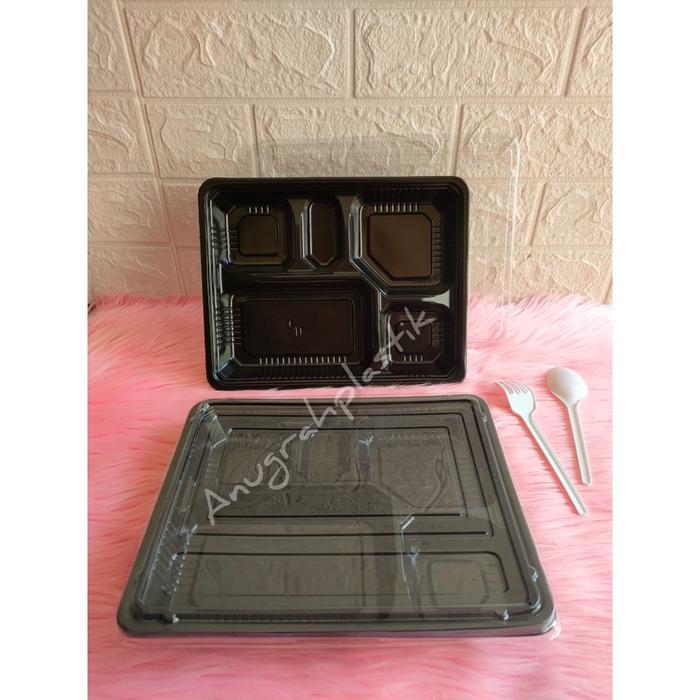 Mika Bento 5 Sekat BESAR / Bento Box 5 Sekat JUMBO (PER PACK)