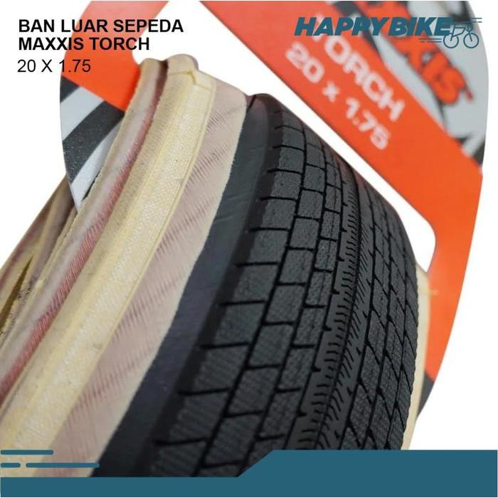 MAXXIS Ban Luar Sepeda Lipat Tor 20 x 1.75 Skinwall Bicycle Tires