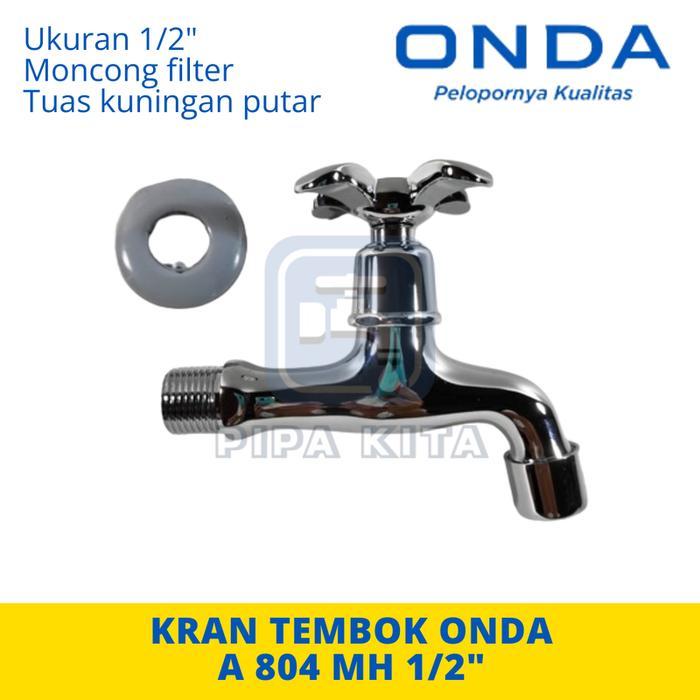 ID A 804 MH 1/2 INCH ONDA KRAN AIR TEMBOK KAMAR MANDI TAMAN
