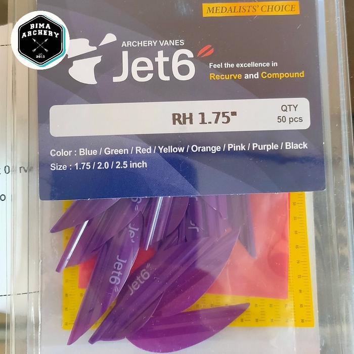 Vanes KSL Jet 6 SV Spin Wing Bima Archery Panahan Anak Panah Arrow