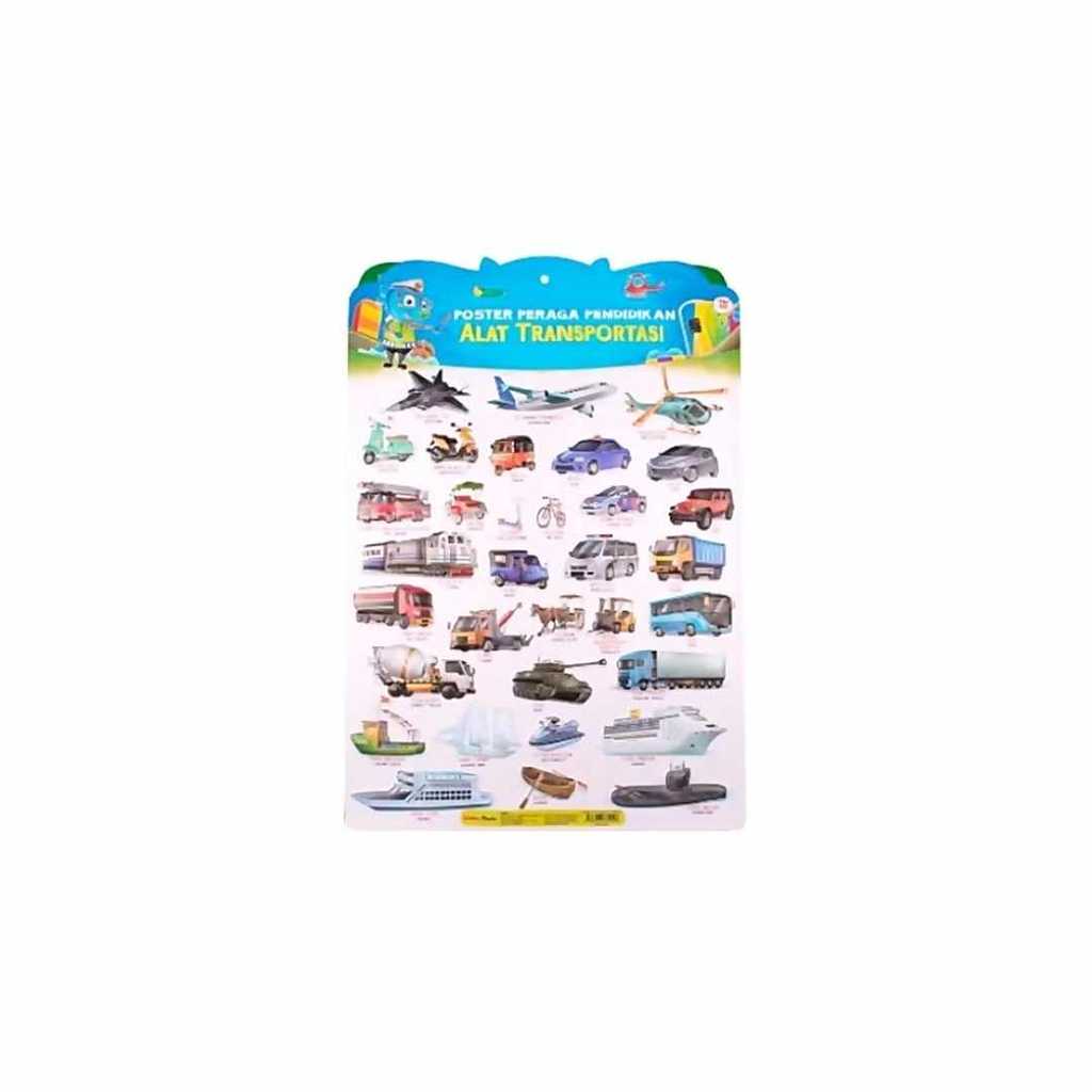 Buku CHILDRENS BOOKS - POSTER PERAGA PENDIDIKAN ALAT TRANSPORTASI (BAHAN PPC) by TIM WUDI