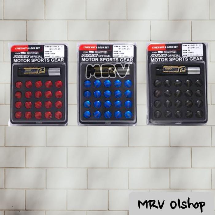 MUR BAUT RODA VELG Mobil Racing RAYS / LUG NUT RAYS