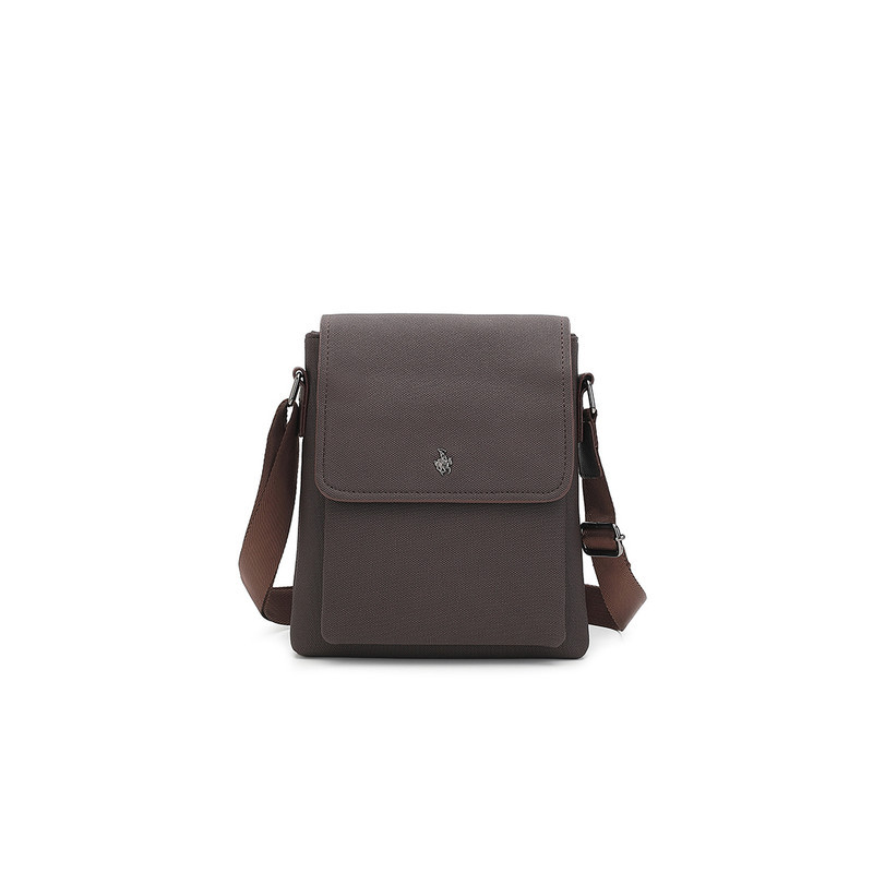Swiss Polo Men's Sling Bag / Crossbody Bag (Tas Selempang Pria) - Cokelat Pria