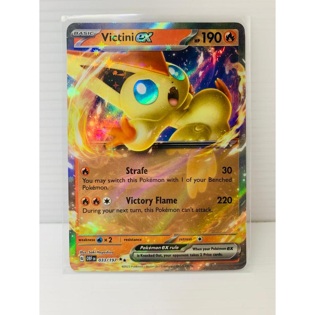 Victini ex Obsidian Flames Pokemon English Inggris