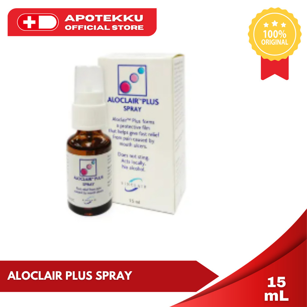 Aloclair Plus Spray 15ml - Obat Semprot Sariawan