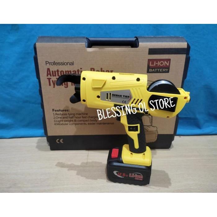 Automatic Rebar Tying Machine Bt-890 / Mesin Pengikat Kawat Bendrat -Gratisongkir - Mesin Bendrat