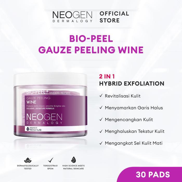 Neogen Dermalogy Bio Peel Exfoliating Pads Wine (30pads)