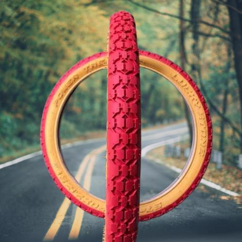 Lucky BAN LUAR SEPEDA BMX 20 X 2.125 ORIGINAL 20X2125 20X 2125 MERAH LUCKY ORI ASLI SATUAN READY