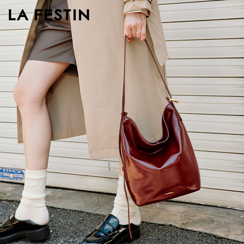 LA FESTIN Original Brand Shoulder Bag Designer Luxury Bag Bucket Bag Crossbody Bag Handbag Women