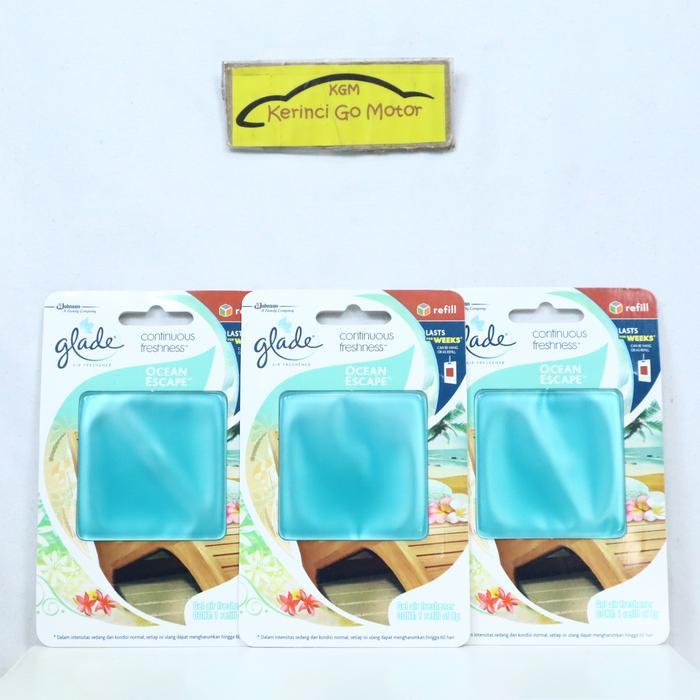"New" PARFUM MOBIL GLADE CONTINUOUS OCEAN ESCAPE REFILL - PEWANGI MOBIL