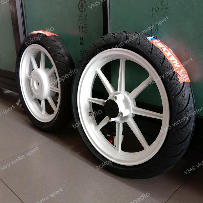 velg axio palang 8 MotorcycleMio Vario Beat plus ban paket velg ban