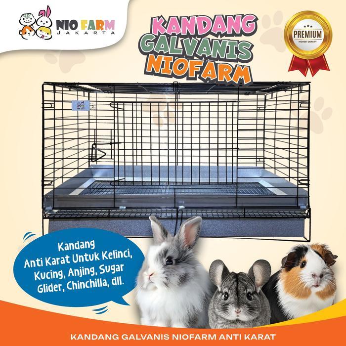 KANDANG GALVANIS NIOFARM - KANDANG ANTI KARAT , KANDANG KELINCI , KUCING , ANJING , SUGAR GLIDER ,