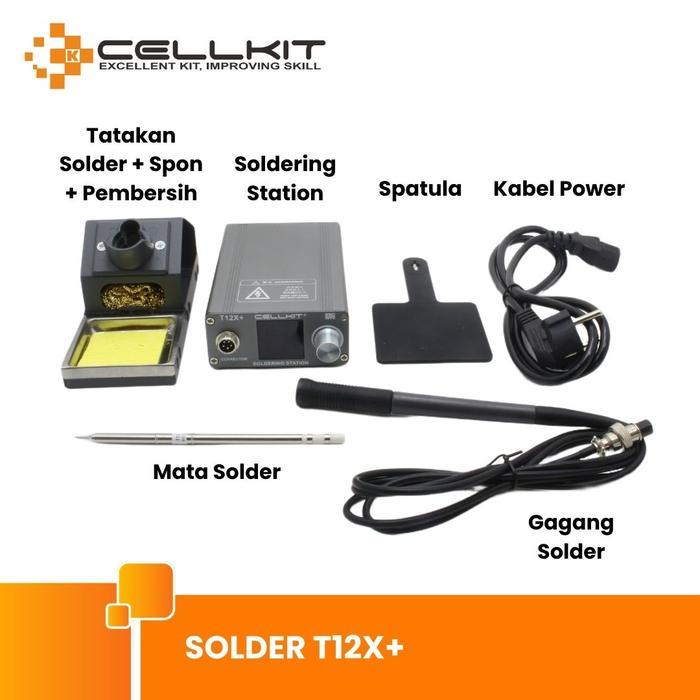 Cellkit Solder Station Solder Premium T12X+ Ori Terlaris