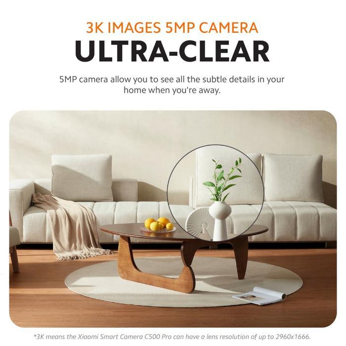 Xiaomi Mi Home 2K PRO CCTV IP WiFi Camera 360 PTZ 3MP - Kamera CCTV