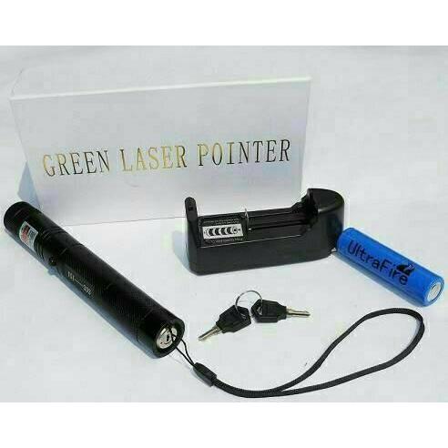 Premium Green Laser Pointer / Laser Pointer Hijau 303 (Rechargeable) Original
