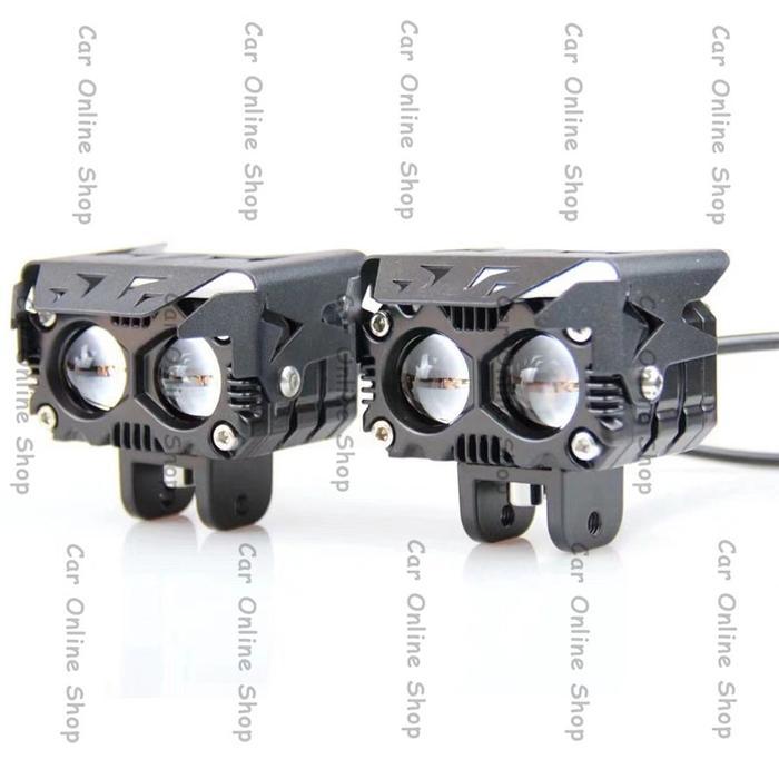 Lampu Projie Led Super Foglamp Tembak Sorot Laser Foglamp Sql 2 Mata