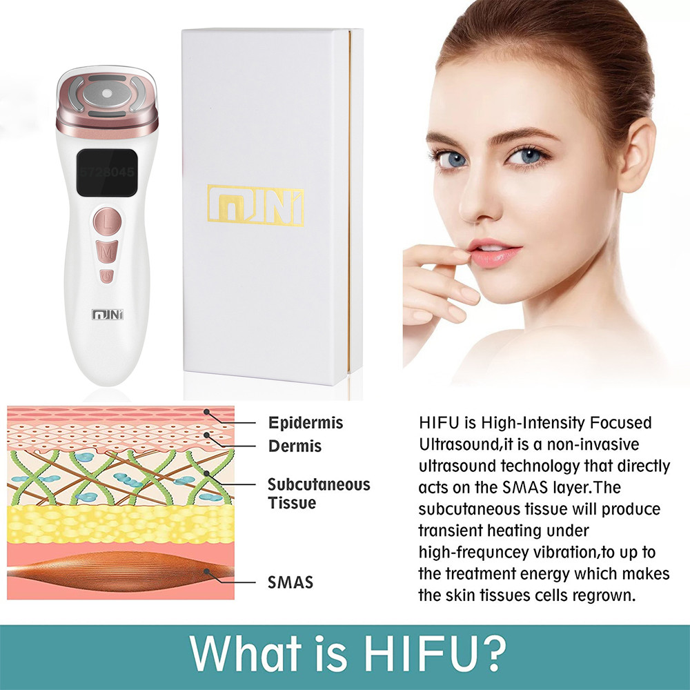 . Mini Hifu Machine Ultrasound Machine Rf Fadiofrecuencia Ems -