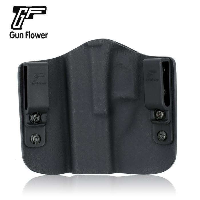 GunFlower Glock 172231 Kydex Owb Holster Double Magazine Pouch Carrier