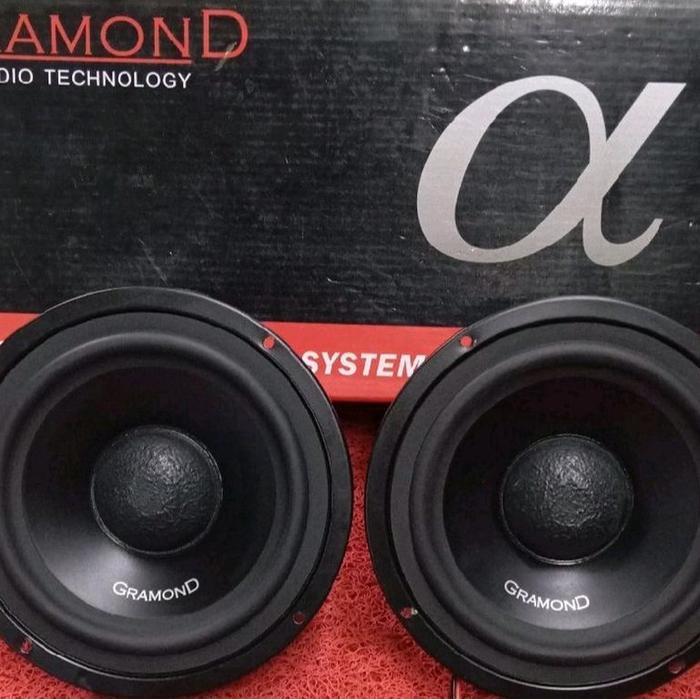 SPEAKER MIDBASS GRAMOND ALPHA-6M UKURAN 6,5 INCH (POWERFULL & GREAT VOCAL) Car