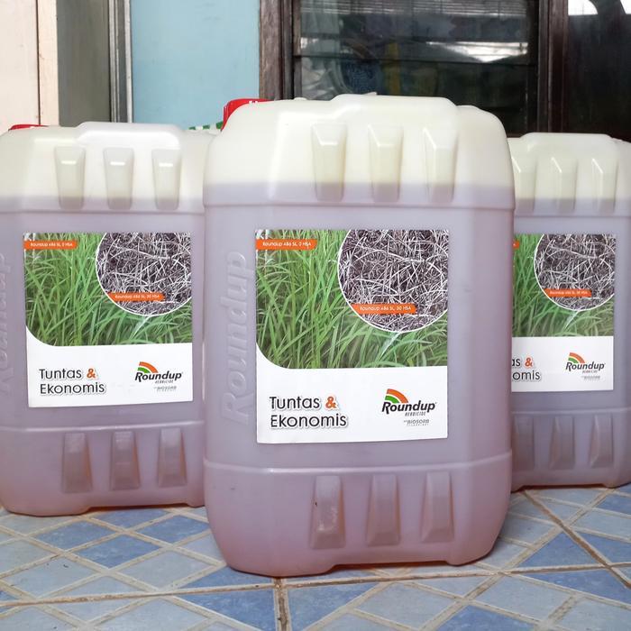 Roundup 20 Liter Obat Racun Rumput Daun Liar Berkualitas