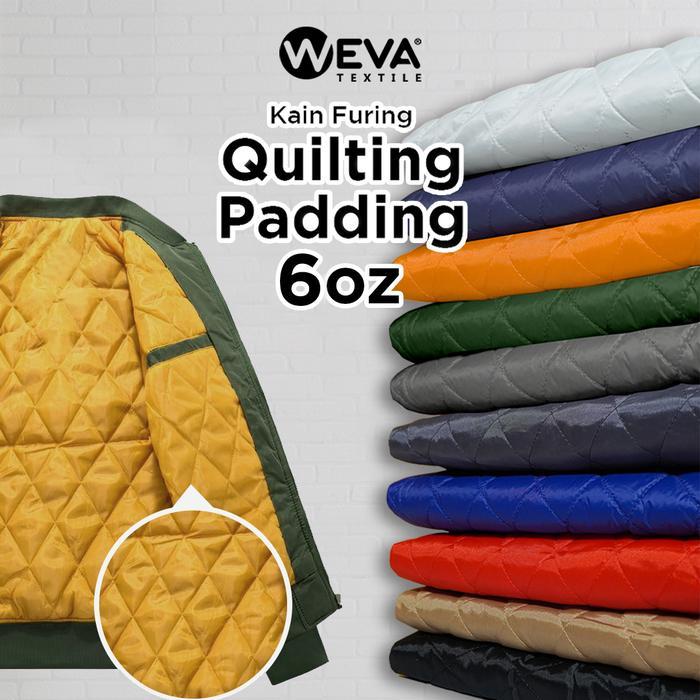 KAIN QUILTING PADDING FURING 6 OZ BAHAN KAIN DALAMAN DAN LUARAN JAKET