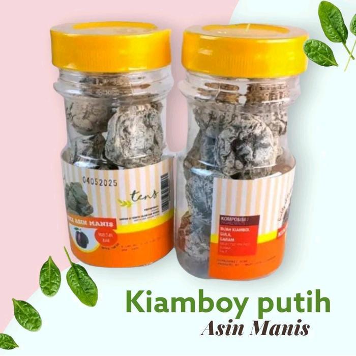 Kiamboy Asin Manis Kiamboi Putih Asin Manis Manisan Kiamboy Kiamboi 160 gram