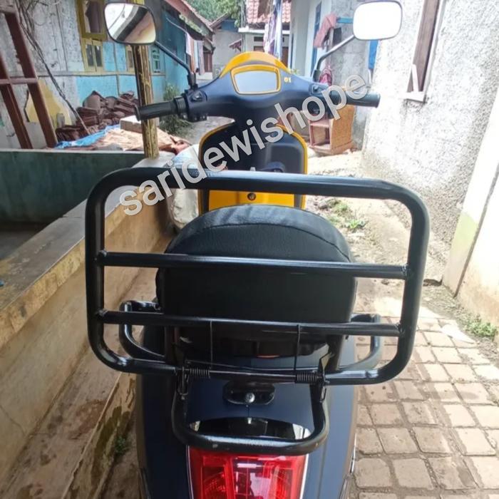 Accesoris Back Rack Vespa Matic Sandaran Vespa Matic U_Winfly T3 Super