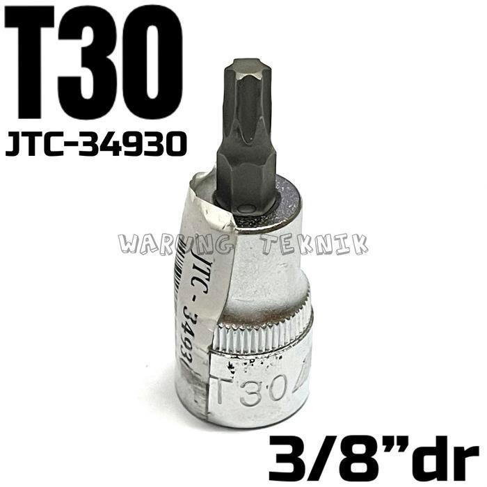 TORX BIT SOCKET KUNCI SOK BINTANG COWOK T30 3/8" DR T 30