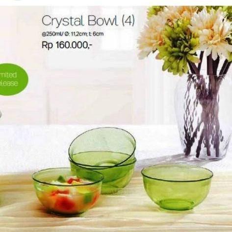 crystal bowl tupperware