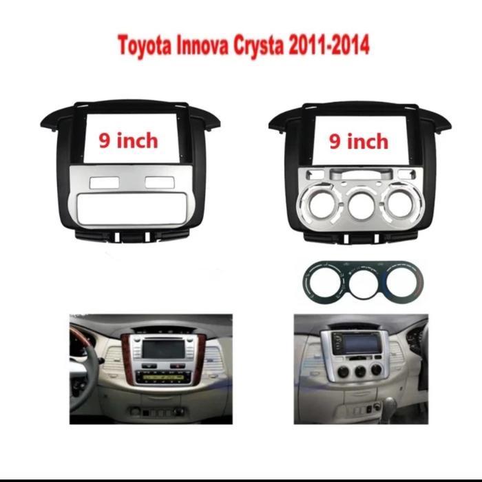 Frame headunit android 9inch Innova 2011-2014