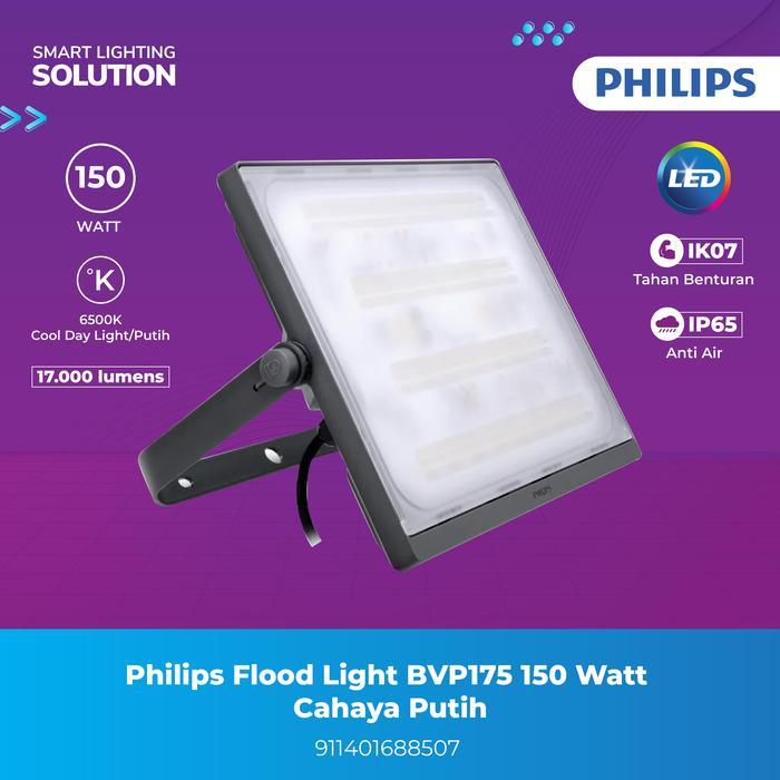 Sale Lampu Sorot Led Philip 150W Cahaya Putih Lampu Tembak Floodlight Bvp175 Philips