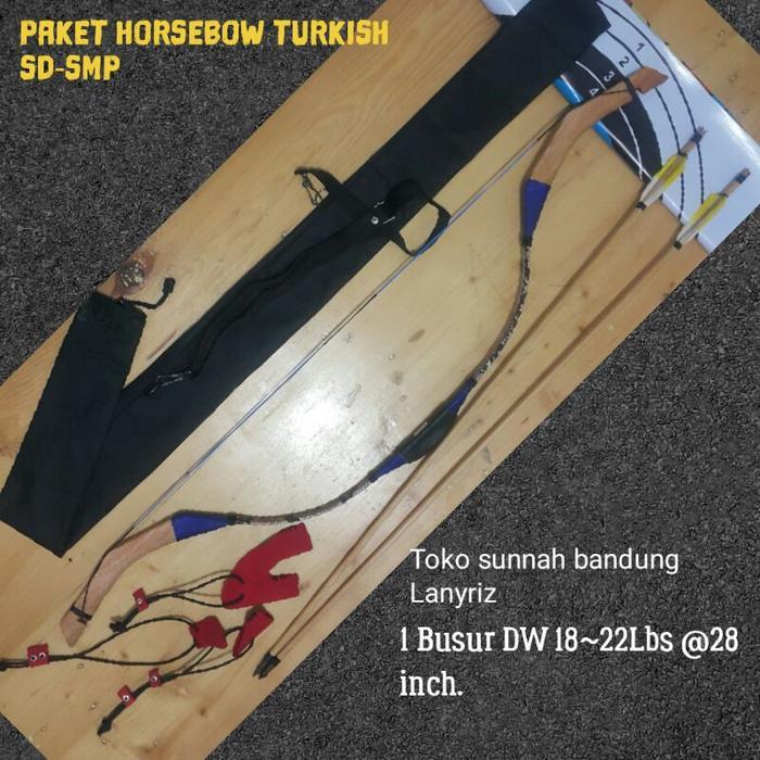 Paket lengkap panahan anak full + Busur fiber pro