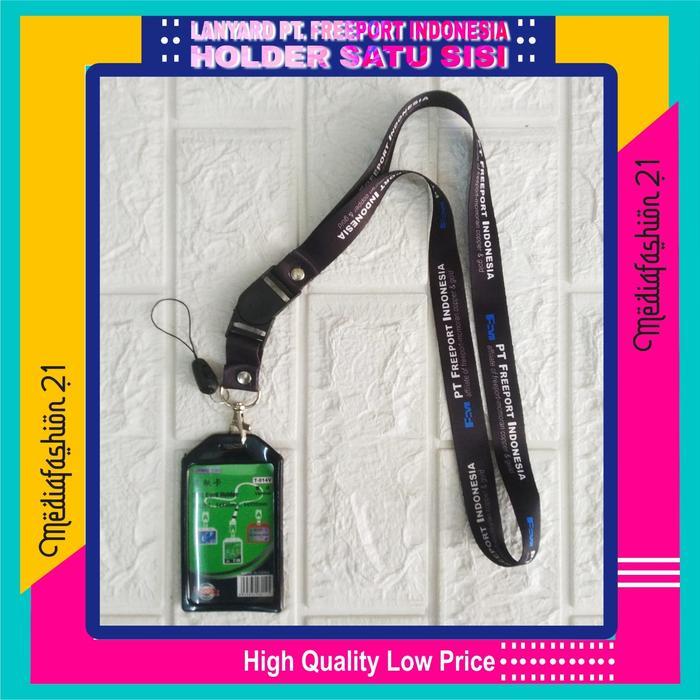 Pt. Freeport Indonesia Lanyard / Tali Gantungan Id Card - Dompet4Kartu