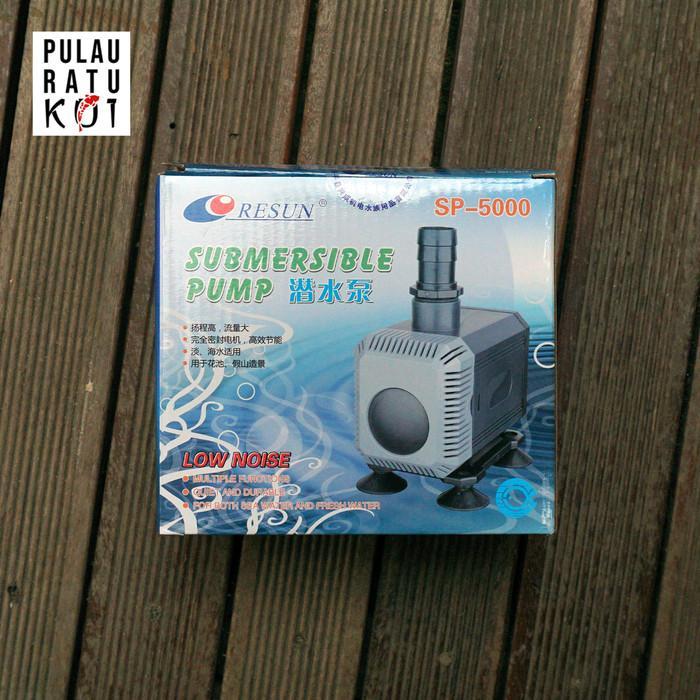 Resun SP-5000 Sp-6000 pompa kolam aquarium celup 2500 LPH