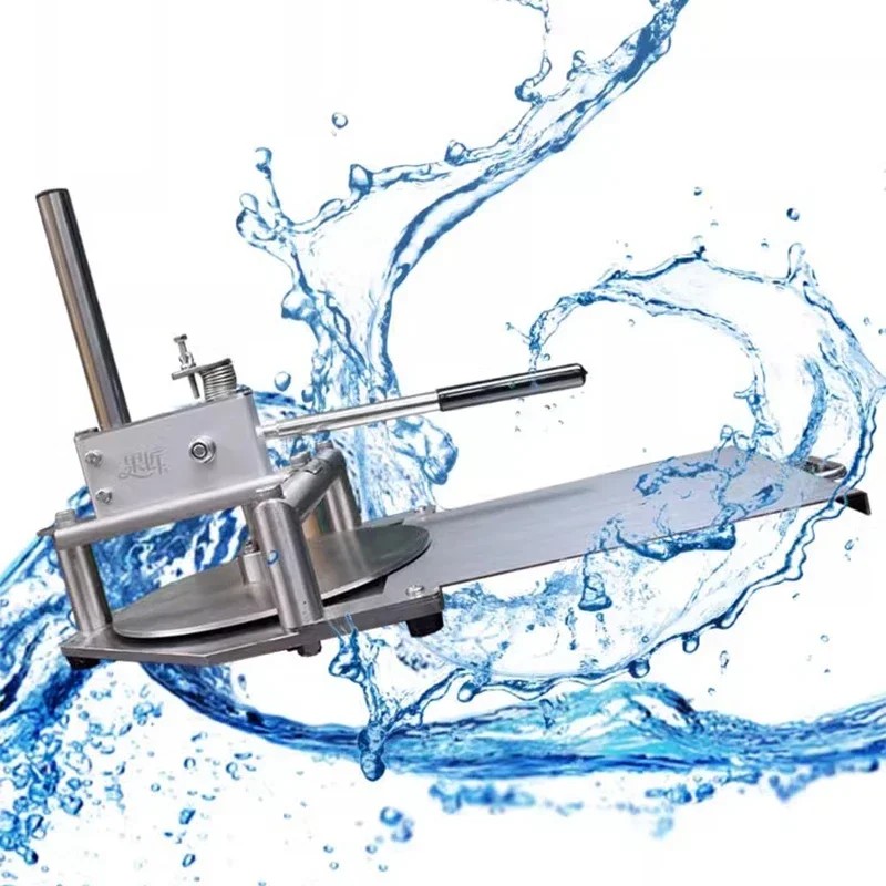 Commercial 30cm Hand Pizza Dough Press Machine Manual Dough Flattening Press Machine Adjustable
