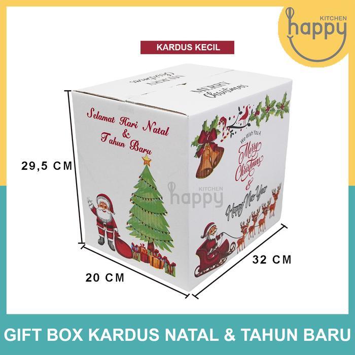Kardus Natal Tahun Baru Kardus Parcel Gift Box Tebal Terbaik