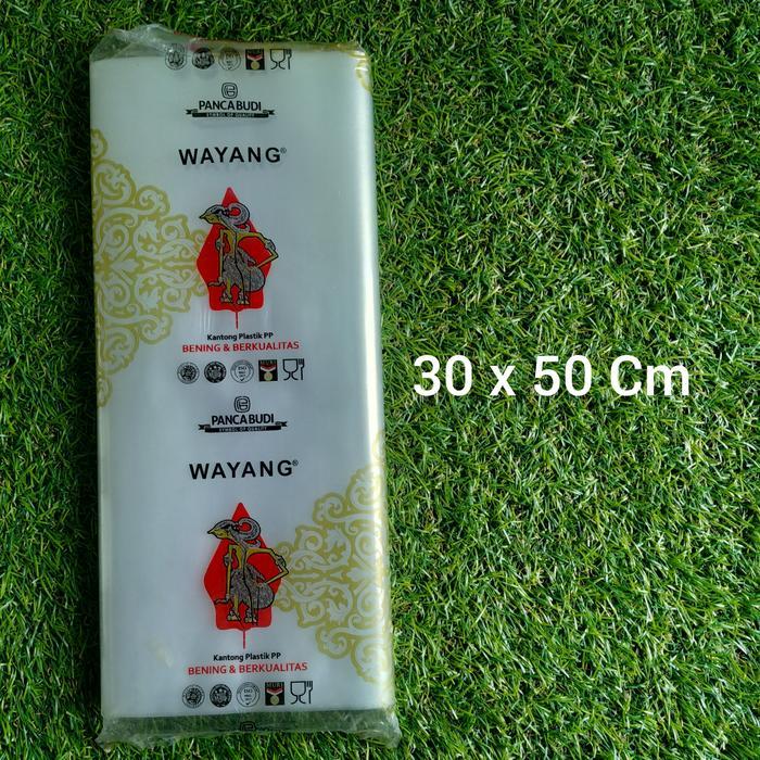 PLASTIK PP WAYANG 30X50 CM / PLASTIK BENING PP WAYANG