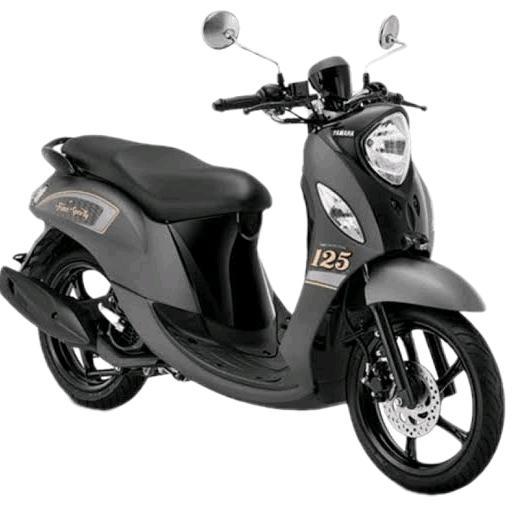 Stiker Striping Motor Yamaha Fino Fi 125 2021 2022 2023 Hitam Abu Full Body Berkualitas Motorcycle