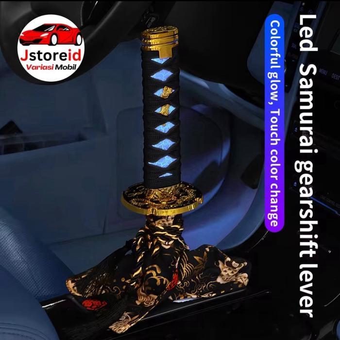 Tuas Mobil / Knob Persneling / Gear Shift Mobil Manual Model Katana Led Lampu
