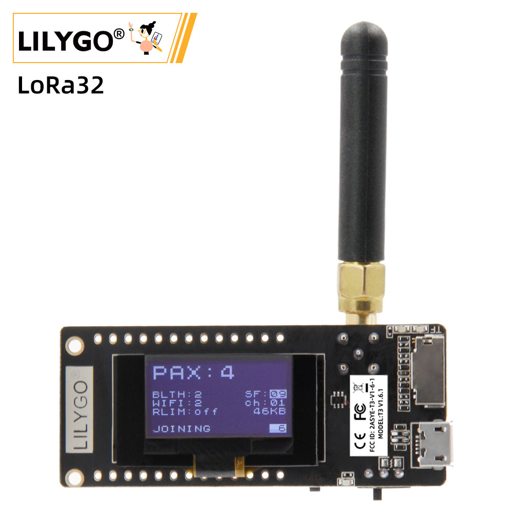 . Lilygo Ttgo Lora32 V2.1_1.6 Version 433/868/915Mhz Esp32 Lora Oled -
