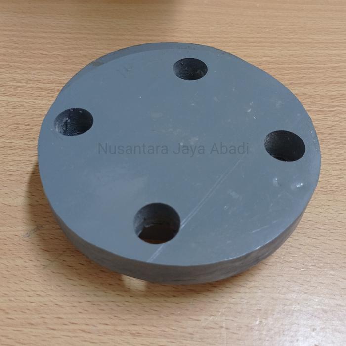 Ready Blind Flange PVC JIS 10K 2" inchi - Flange Buta PVC