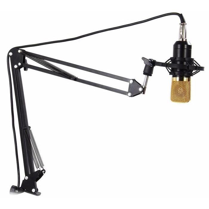 Stand Mic / Mic Stand untuk tempat Mic Condensor rekaman dll