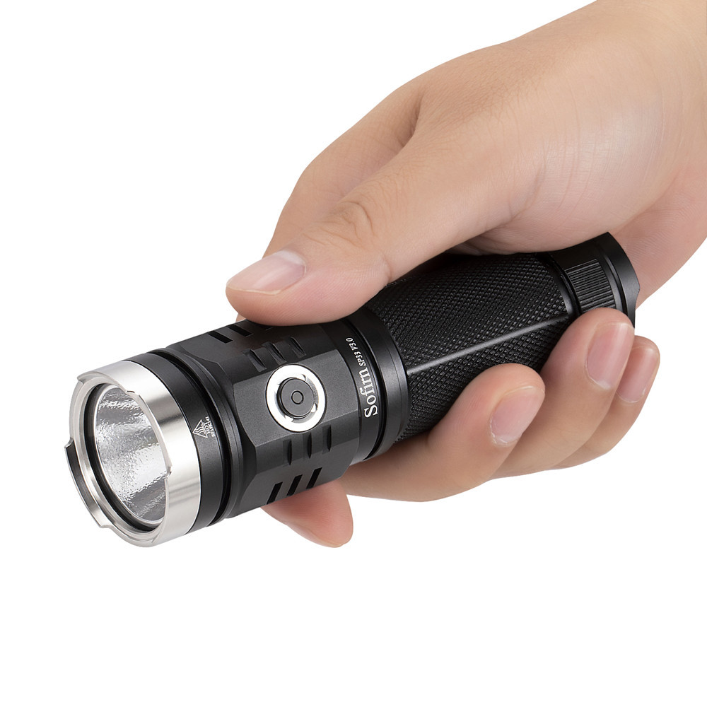 . Sofirn Sp33V3.0 Powerful Led Flashlight Xhp50.2 3500Lm Usb C 26650 -