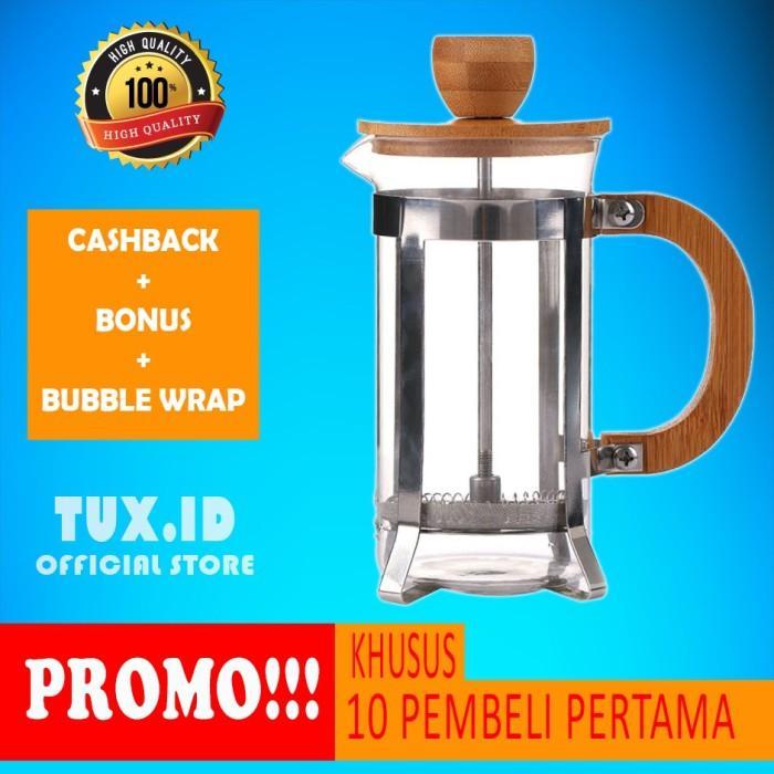 French Press Coffee Maker 350ml Alat Kopi Manual Dripper Pembuih susu
