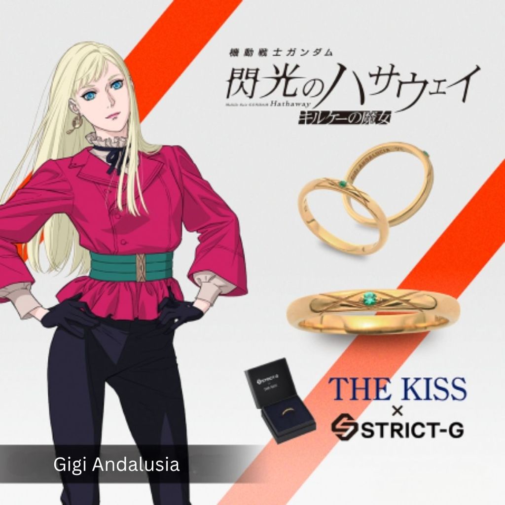 [PO] Gigi Andalucia Silver Ring Gundam Hathaway (The Witch of Circe) STRICT-G THE KISS POTJ [WAJIB T