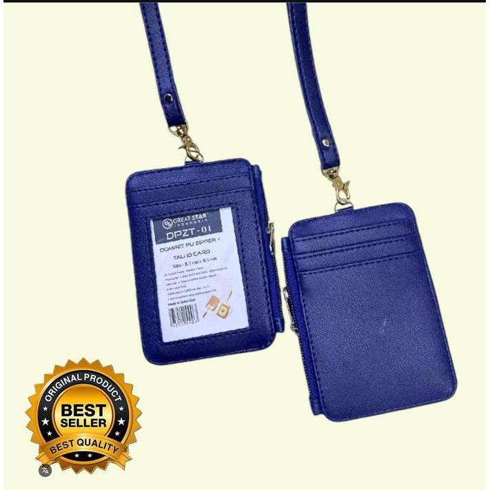 "New" DOMPET HOLDER ID CARD KARTU I ID CARD HOLDER RESLETING NAME TAG I LANYARD ID CARD NAME TAG