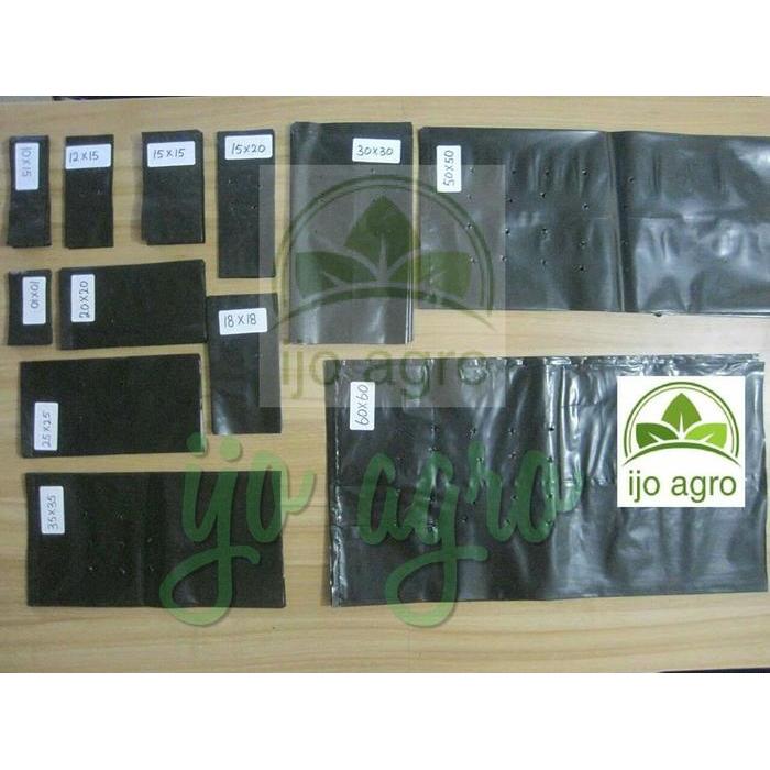 "New" polybag tanaman kecil ukuran 10 x 15 (175 lembar)