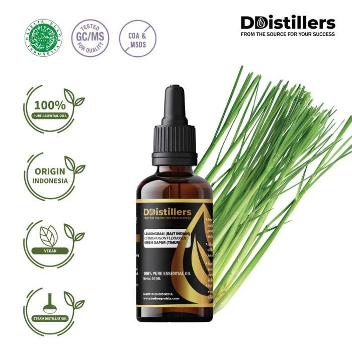 Lemongrass East Indian / Sereh Dapur Essential Oil Pure 100%, 50-100ML GS