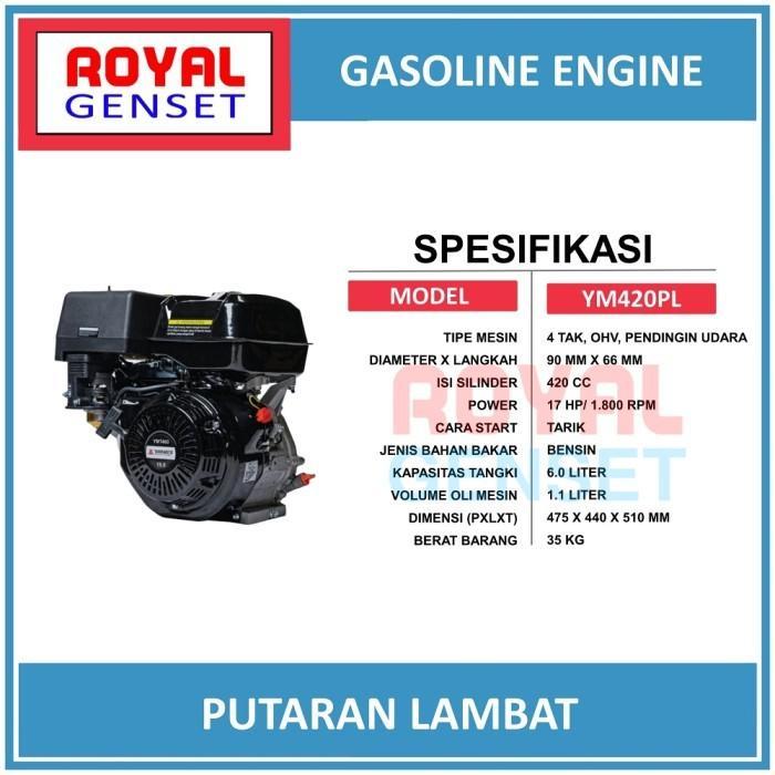 Mesin Penggerak Gx420 Yamamoto Black - YM420PL